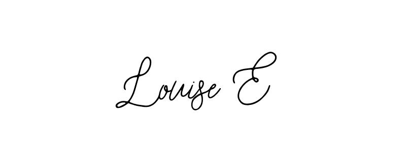 if you are searching for the best signature style for your name Louise E. so please give up your signature search. here we have designed multiple signature styles  using Bearetta-2O07w. Louise E signature style 12 images and pictures png