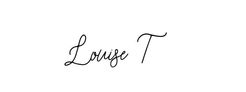 Louise T stylish signature style. Best Handwritten Sign (Bearetta-2O07w) for my name. Handwritten Signature Collection Ideas for my name Louise T. Louise T signature style 12 images and pictures png