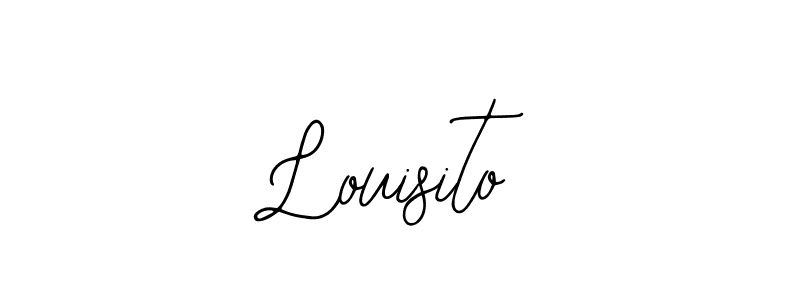 Use a signature maker to create a handwritten signature online. With this signature software, you can design (Bearetta-2O07w) your own signature for name Louisito. Louisito signature style 12 images and pictures png