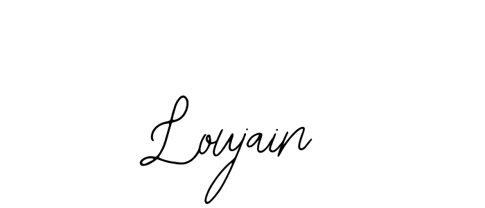 if you are searching for the best signature style for your name Loujain. so please give up your signature search. here we have designed multiple signature styles  using Bearetta-2O07w. Loujain signature style 12 images and pictures png