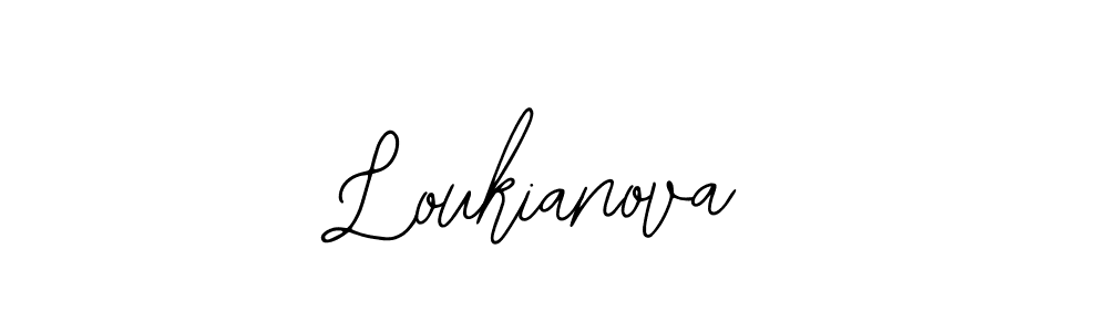 How to Draw Loukianova signature style? Bearetta-2O07w is a latest design signature styles for name Loukianova. Loukianova signature style 12 images and pictures png