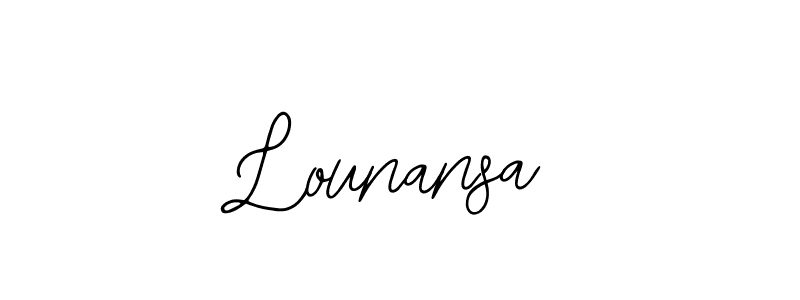 It looks lik you need a new signature style for name Lounansa. Design unique handwritten (Bearetta-2O07w) signature with our free signature maker in just a few clicks. Lounansa signature style 12 images and pictures png