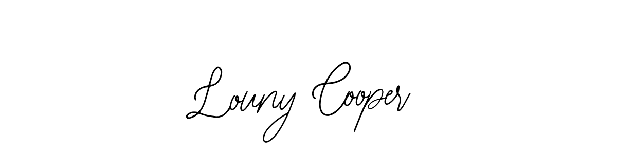 Design your own signature with our free online signature maker. With this signature software, you can create a handwritten (Bearetta-2O07w) signature for name Louny Cooper. Louny Cooper signature style 12 images and pictures png