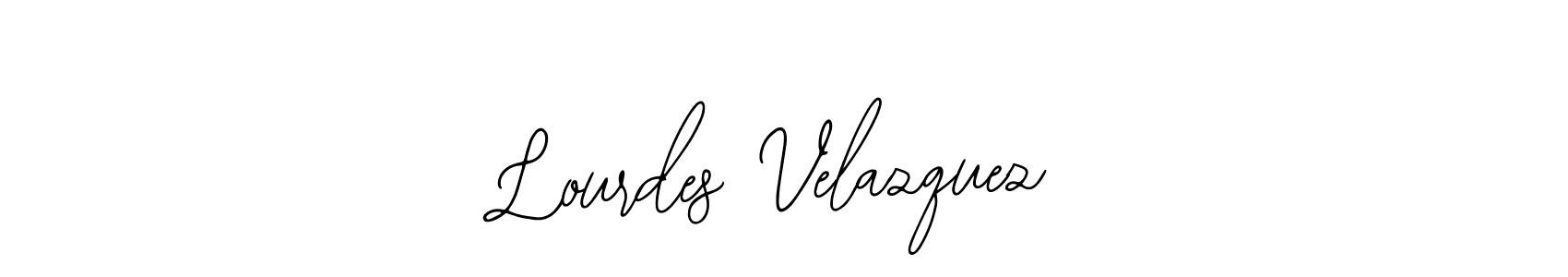 Also You can easily find your signature by using the search form. We will create Lourdes Velazquez name handwritten signature images for you free of cost using Bearetta-2O07w sign style. Lourdes Velazquez signature style 12 images and pictures png