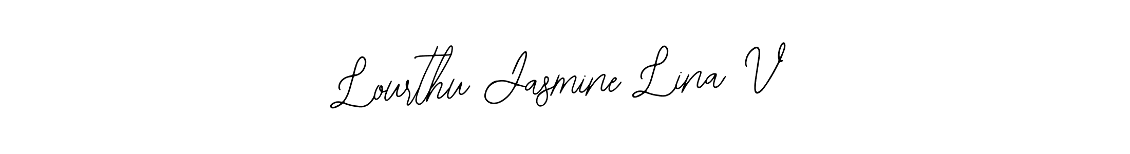How to Draw Lourthu Jasmine Lina V signature style? Bearetta-2O07w is a latest design signature styles for name Lourthu Jasmine Lina V. Lourthu Jasmine Lina V signature style 12 images and pictures png