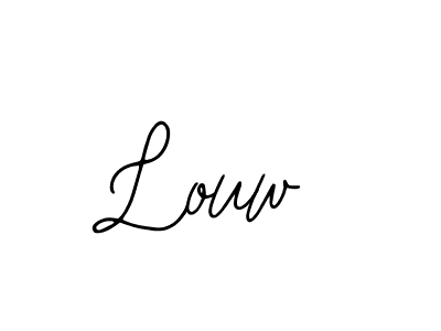 if you are searching for the best signature style for your name Louw. so please give up your signature search. here we have designed multiple signature styles  using Bearetta-2O07w. Louw signature style 12 images and pictures png