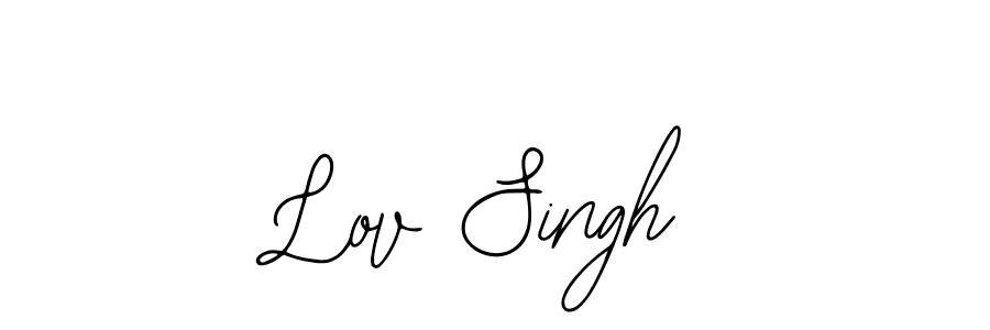 Also we have Lov Singh name is the best signature style. Create professional handwritten signature collection using Bearetta-2O07w autograph style. Lov Singh signature style 12 images and pictures png