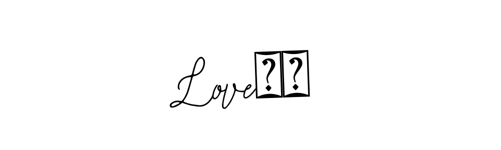 Make a beautiful signature design for name Love♥️. Use this online signature maker to create a handwritten signature for free. Love♥️ signature style 12 images and pictures png