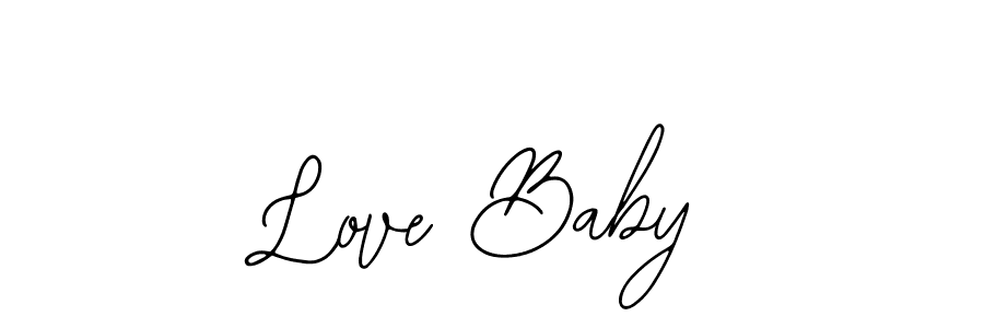 Design your own signature with our free online signature maker. With this signature software, you can create a handwritten (Bearetta-2O07w) signature for name Love Baby. Love Baby signature style 12 images and pictures png