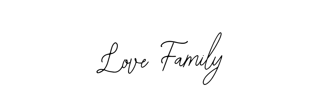 Bearetta-2O07w is a professional signature style that is perfect for those who want to add a touch of class to their signature. It is also a great choice for those who want to make their signature more unique. Get Love Family name to fancy signature for free. Love Family signature style 12 images and pictures png