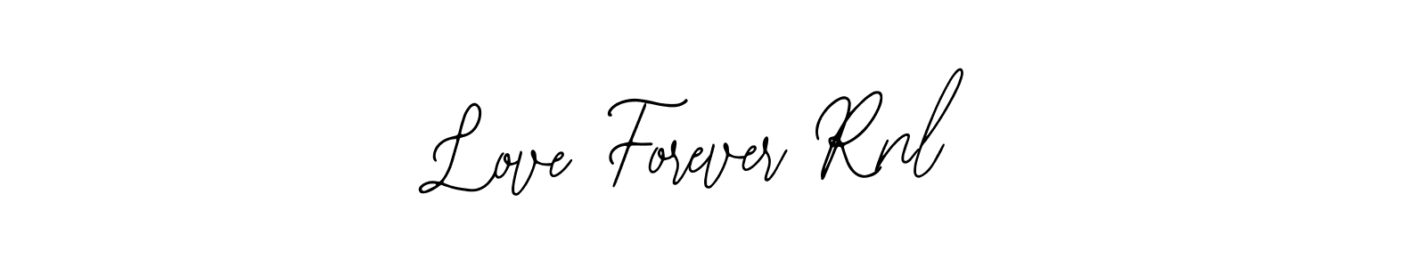 if you are searching for the best signature style for your name Love Forever Rnl. so please give up your signature search. here we have designed multiple signature styles  using Bearetta-2O07w. Love Forever Rnl signature style 12 images and pictures png