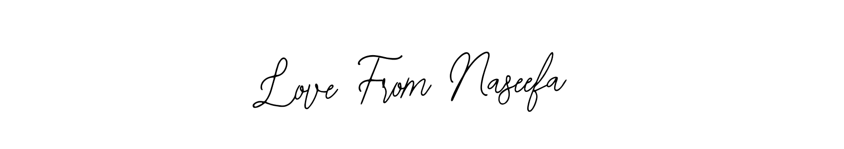 Also we have Love From Naseefa name is the best signature style. Create professional handwritten signature collection using Bearetta-2O07w autograph style. Love From Naseefa signature style 12 images and pictures png