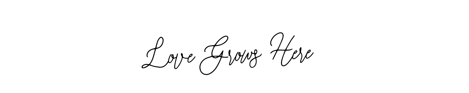 The best way (Bearetta-2O07w) to make a short signature is to pick only two or three words in your name. The name Love Grows Here include a total of six letters. For converting this name. Love Grows Here signature style 12 images and pictures png