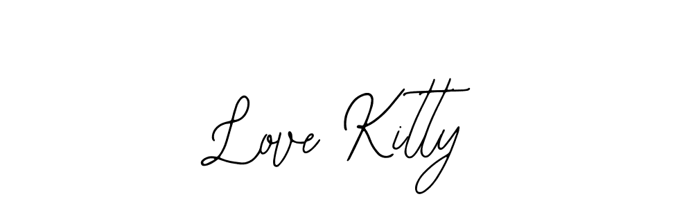 Love Kitty stylish signature style. Best Handwritten Sign (Bearetta-2O07w) for my name. Handwritten Signature Collection Ideas for my name Love Kitty. Love Kitty signature style 12 images and pictures png