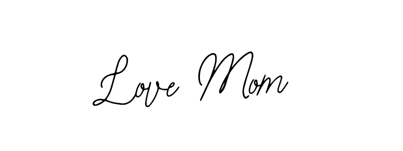 Love Mom stylish signature style. Best Handwritten Sign (Bearetta-2O07w) for my name. Handwritten Signature Collection Ideas for my name Love Mom. Love Mom signature style 12 images and pictures png