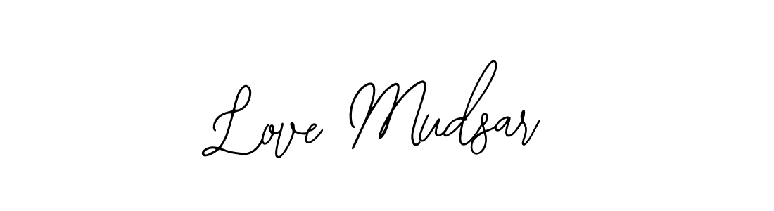 The best way (Bearetta-2O07w) to make a short signature is to pick only two or three words in your name. The name Love Mudsar include a total of six letters. For converting this name. Love Mudsar signature style 12 images and pictures png