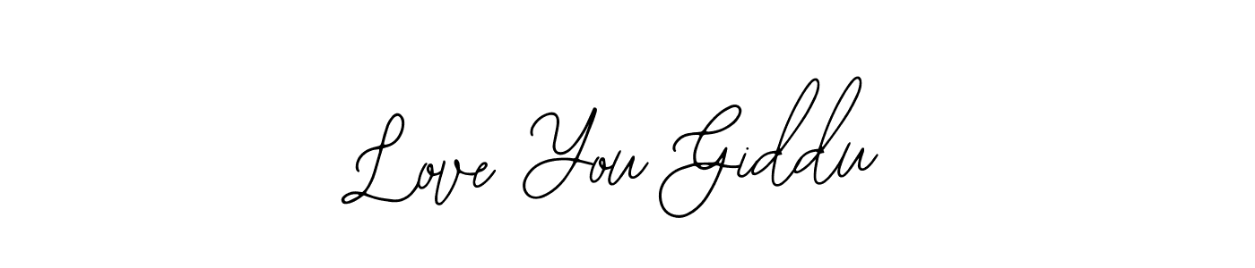Make a beautiful signature design for name Love You Giddu. Use this online signature maker to create a handwritten signature for free. Love You Giddu signature style 12 images and pictures png