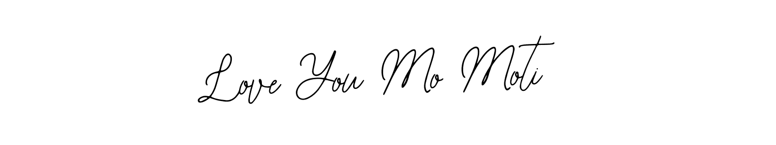 if you are searching for the best signature style for your name Love You Mo Moti. so please give up your signature search. here we have designed multiple signature styles  using Bearetta-2O07w. Love You Mo Moti signature style 12 images and pictures png