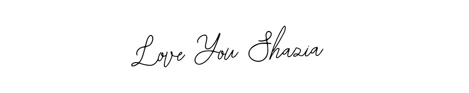 How to Draw Love You Shazia signature style? Bearetta-2O07w is a latest design signature styles for name Love You Shazia. Love You Shazia signature style 12 images and pictures png