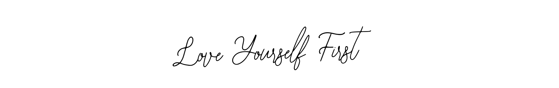 Create a beautiful signature design for name Love Yourself First. With this signature (Bearetta-2O07w) fonts, you can make a handwritten signature for free. Love Yourself First signature style 12 images and pictures png