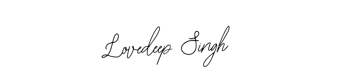 Lovedeep Singh stylish signature style. Best Handwritten Sign (Bearetta-2O07w) for my name. Handwritten Signature Collection Ideas for my name Lovedeep Singh. Lovedeep Singh signature style 12 images and pictures png