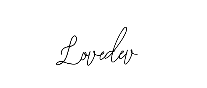 How to Draw Lovedev signature style? Bearetta-2O07w is a latest design signature styles for name Lovedev. Lovedev signature style 12 images and pictures png