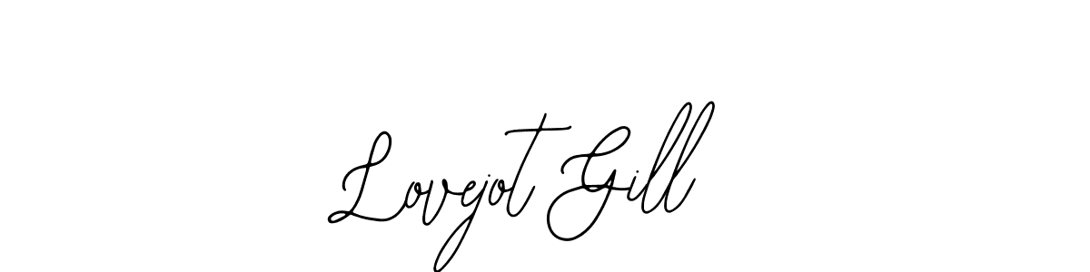 Lovejot Gill stylish signature style. Best Handwritten Sign (Bearetta-2O07w) for my name. Handwritten Signature Collection Ideas for my name Lovejot Gill. Lovejot Gill signature style 12 images and pictures png