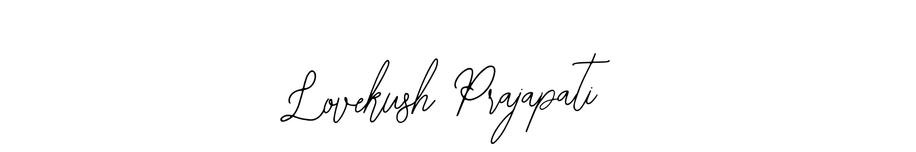 The best way (Bearetta-2O07w) to make a short signature is to pick only two or three words in your name. The name Lovekush Prajapati include a total of six letters. For converting this name. Lovekush Prajapati signature style 12 images and pictures png
