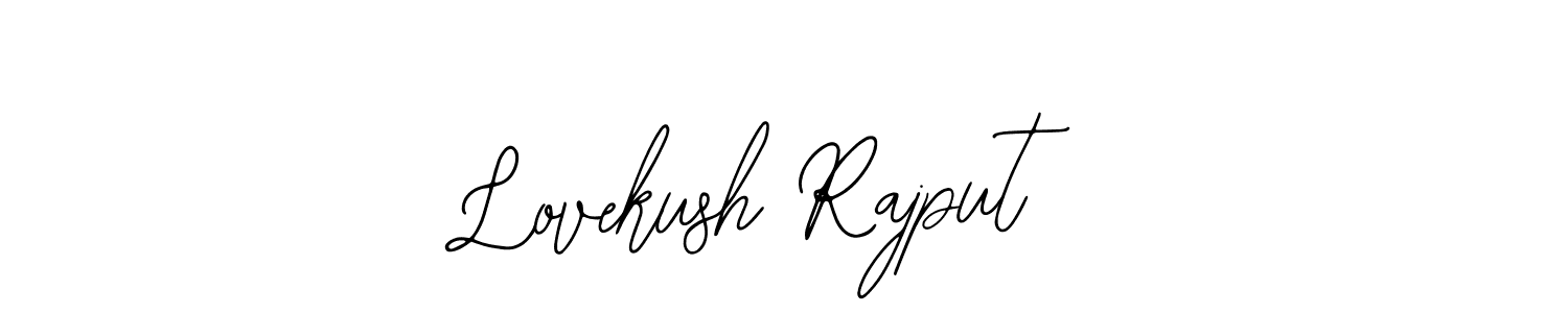 if you are searching for the best signature style for your name Lovekush Rajput. so please give up your signature search. here we have designed multiple signature styles  using Bearetta-2O07w. Lovekush Rajput signature style 12 images and pictures png