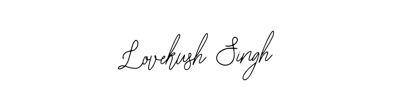 Make a beautiful signature design for name Lovekush Singh. Use this online signature maker to create a handwritten signature for free. Lovekush Singh signature style 12 images and pictures png