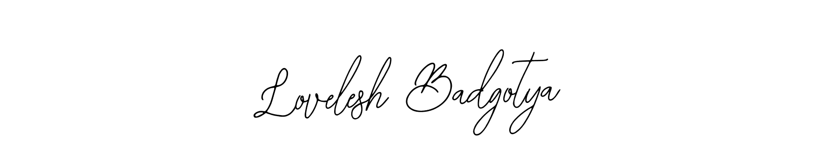 It looks lik you need a new signature style for name Lovelesh Badgotya. Design unique handwritten (Bearetta-2O07w) signature with our free signature maker in just a few clicks. Lovelesh Badgotya signature style 12 images and pictures png
