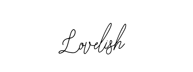 Design your own signature with our free online signature maker. With this signature software, you can create a handwritten (Bearetta-2O07w) signature for name Lovelish. Lovelish signature style 12 images and pictures png