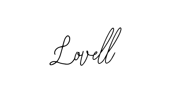 Use a signature maker to create a handwritten signature online. With this signature software, you can design (Bearetta-2O07w) your own signature for name Lovell. Lovell signature style 12 images and pictures png