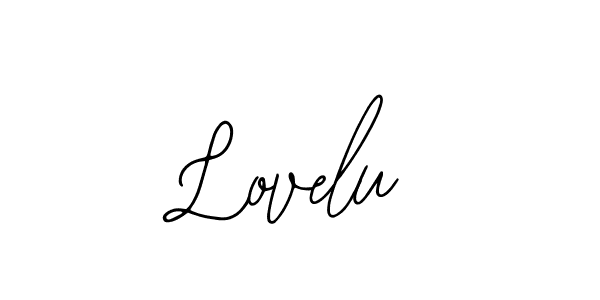 Use a signature maker to create a handwritten signature online. With this signature software, you can design (Bearetta-2O07w) your own signature for name Lovelu. Lovelu signature style 12 images and pictures png