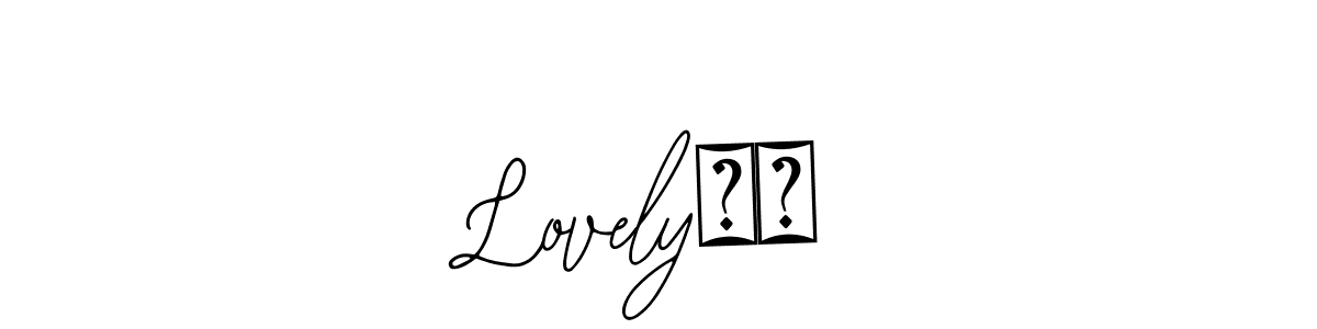 if you are searching for the best signature style for your name Lovely❤️. so please give up your signature search. here we have designed multiple signature styles  using Bearetta-2O07w. Lovely❤️ signature style 12 images and pictures png