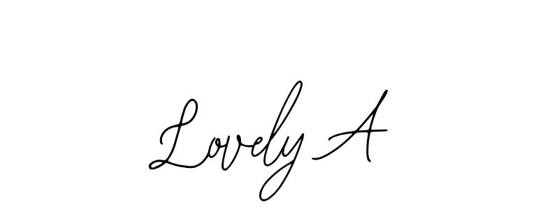 Make a beautiful signature design for name Lovely A. With this signature (Bearetta-2O07w) style, you can create a handwritten signature for free. Lovely A signature style 12 images and pictures png