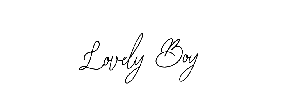 Lovely Boy stylish signature style. Best Handwritten Sign (Bearetta-2O07w) for my name. Handwritten Signature Collection Ideas for my name Lovely Boy. Lovely Boy signature style 12 images and pictures png