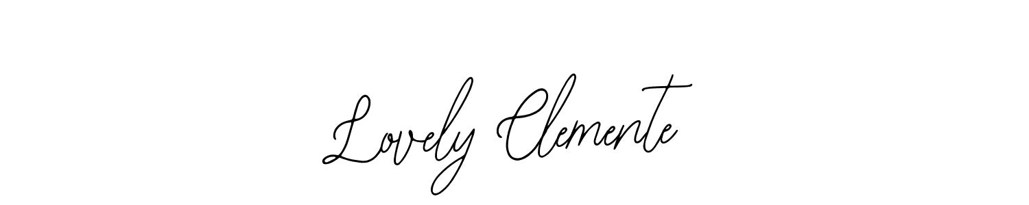 How to Draw Lovely Clemente signature style? Bearetta-2O07w is a latest design signature styles for name Lovely Clemente. Lovely Clemente signature style 12 images and pictures png