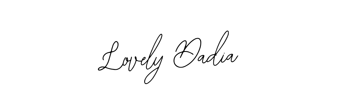 How to make Lovely Dadia signature? Bearetta-2O07w is a professional autograph style. Create handwritten signature for Lovely Dadia name. Lovely Dadia signature style 12 images and pictures png