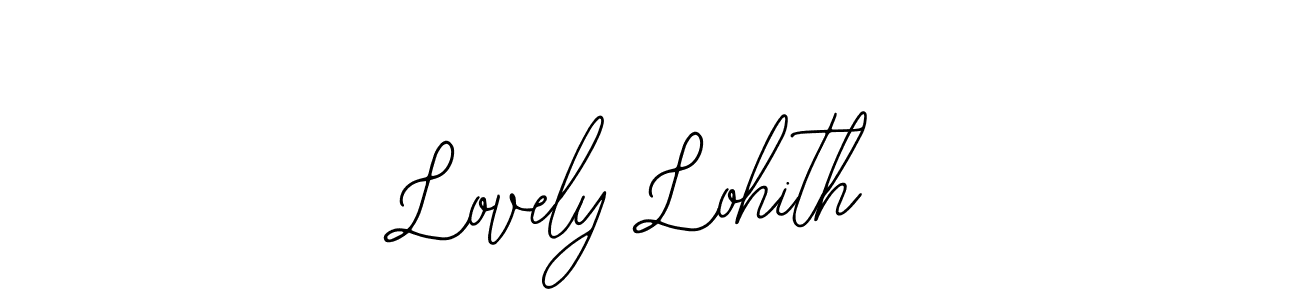 Also we have Lovely Lohith name is the best signature style. Create professional handwritten signature collection using Bearetta-2O07w autograph style. Lovely Lohith signature style 12 images and pictures png