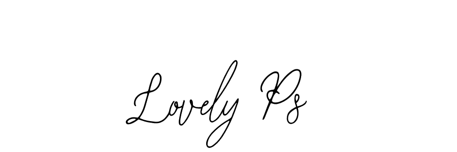 Make a beautiful signature design for name Lovely Ps. With this signature (Bearetta-2O07w) style, you can create a handwritten signature for free. Lovely Ps signature style 12 images and pictures png