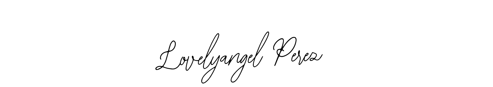 The best way (Bearetta-2O07w) to make a short signature is to pick only two or three words in your name. The name Lovelyangel Perez include a total of six letters. For converting this name. Lovelyangel Perez signature style 12 images and pictures png