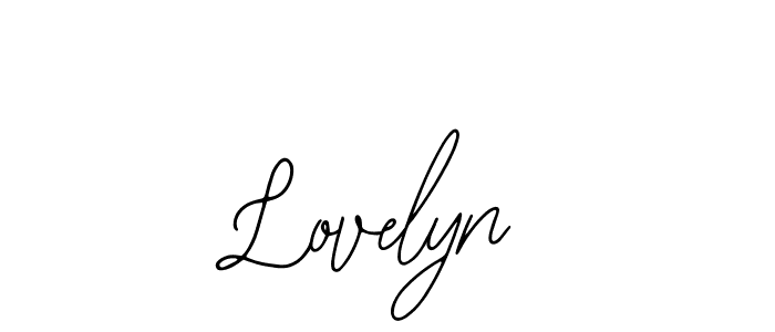 Make a beautiful signature design for name Lovelyn. With this signature (Bearetta-2O07w) style, you can create a handwritten signature for free. Lovelyn signature style 12 images and pictures png