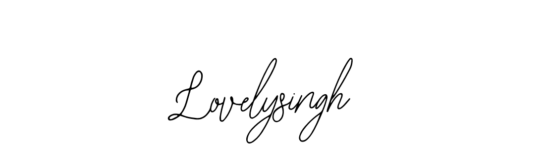 How to Draw Lovelysingh signature style? Bearetta-2O07w is a latest design signature styles for name Lovelysingh. Lovelysingh signature style 12 images and pictures png