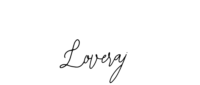 You should practise on your own different ways (Bearetta-2O07w) to write your name (Loveraj) in signature. don't let someone else do it for you. Loveraj signature style 12 images and pictures png