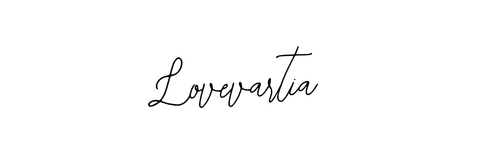 How to make Lovevartia signature? Bearetta-2O07w is a professional autograph style. Create handwritten signature for Lovevartia name. Lovevartia signature style 12 images and pictures png