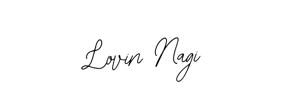 The best way (Bearetta-2O07w) to make a short signature is to pick only two or three words in your name. The name Lovin Nagi include a total of six letters. For converting this name. Lovin Nagi signature style 12 images and pictures png