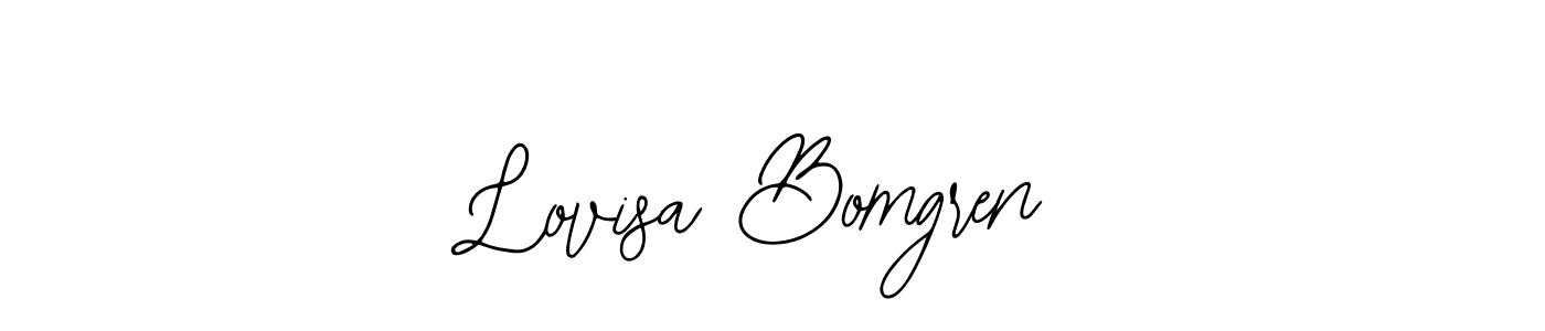 Design your own signature with our free online signature maker. With this signature software, you can create a handwritten (Bearetta-2O07w) signature for name Lovisa Bomgren. Lovisa Bomgren signature style 12 images and pictures png