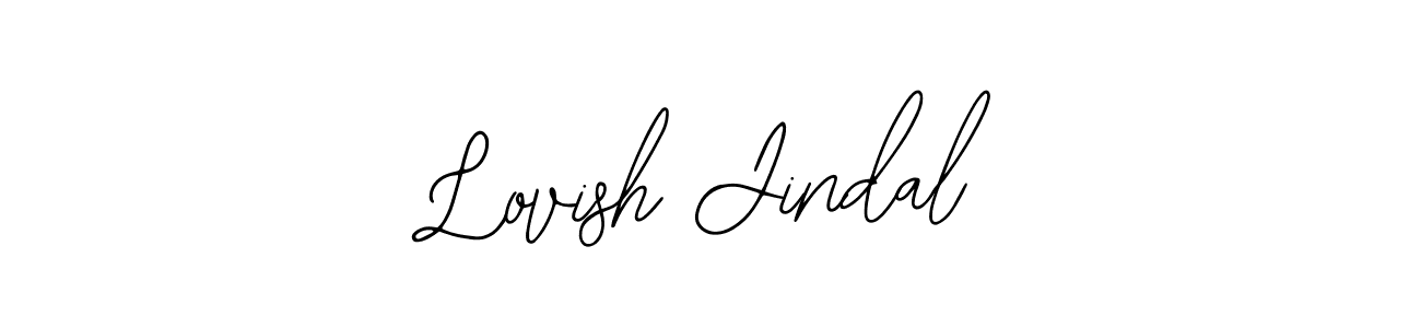 Use a signature maker to create a handwritten signature online. With this signature software, you can design (Bearetta-2O07w) your own signature for name Lovish Jindal. Lovish Jindal signature style 12 images and pictures png