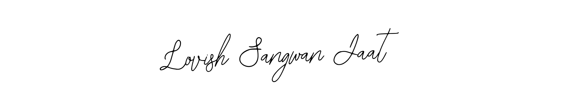 Also we have Lovish Sangwan Jaat name is the best signature style. Create professional handwritten signature collection using Bearetta-2O07w autograph style. Lovish Sangwan Jaat signature style 12 images and pictures png